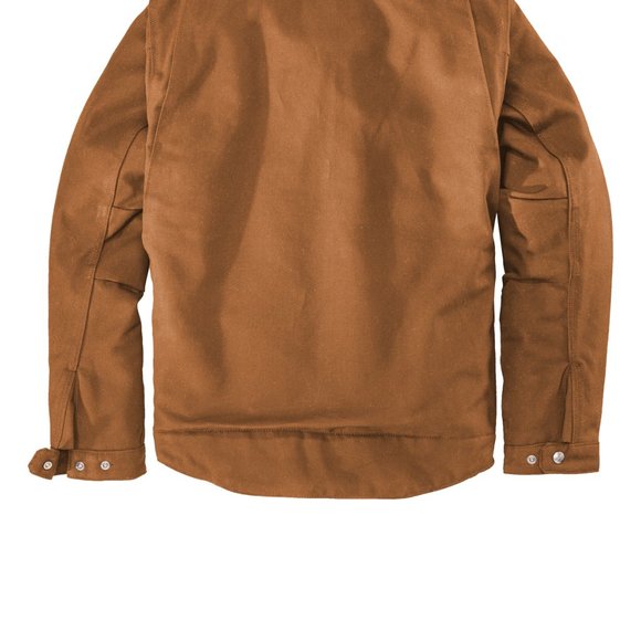 (NWT) Carhartt Mens Duck Detroit Jacket Winter Coat Brown - Picture 2 of 7